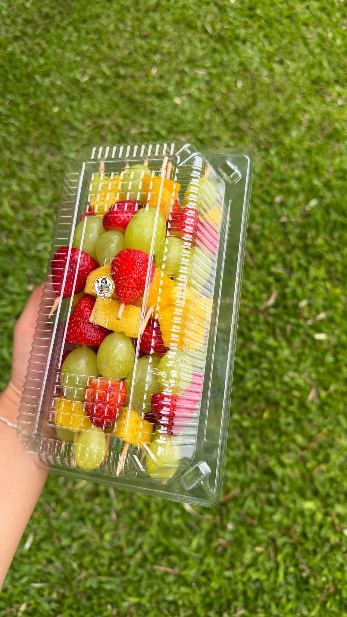 10 Espetadas fresco — Fruta Laminada da July Frutas & Legumes